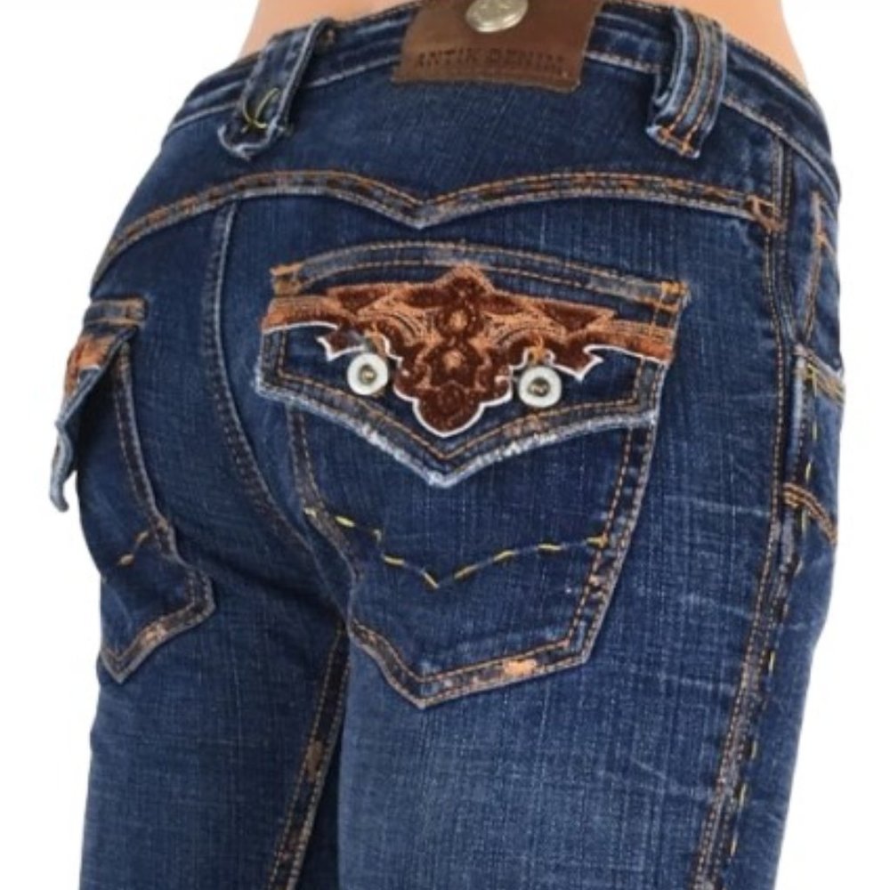 Antik Denim Luxury Stitch Flare Jeans